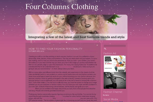 Strange Little Town theme site design template sample