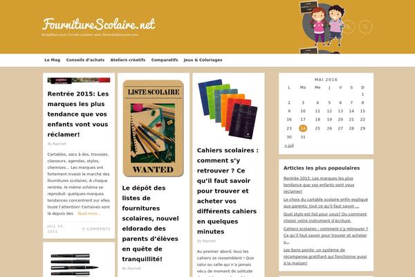 Gridz theme site design template sample