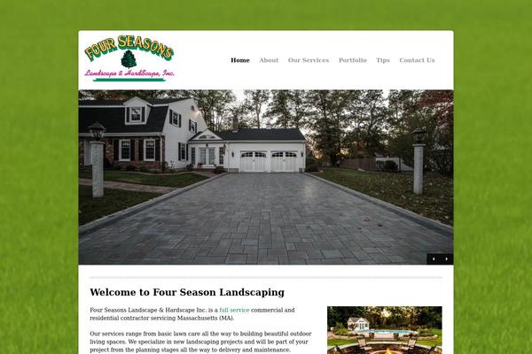 Wpex-bizz theme site design template sample