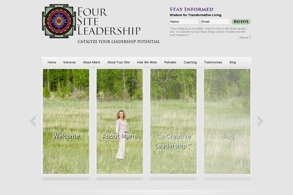 Cascade theme site design template sample