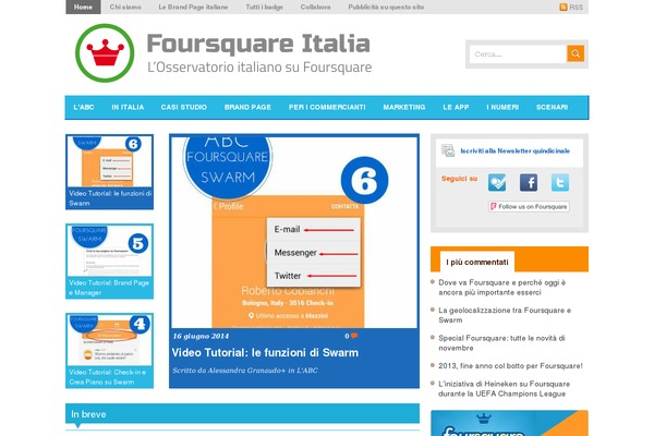 Magazine theme site design template sample