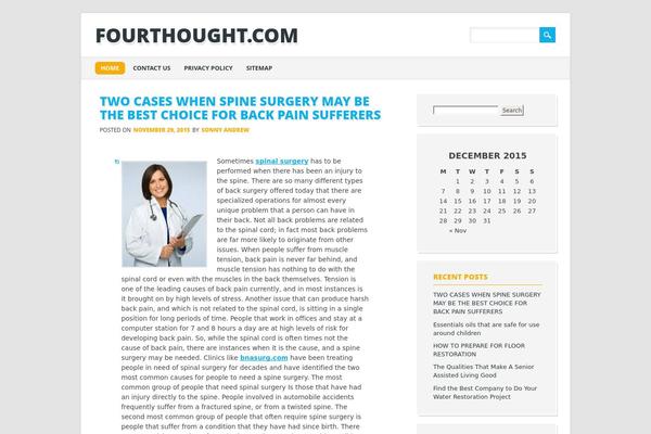 The Bizness theme site design template sample