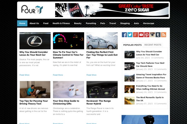 Portal theme site design template sample