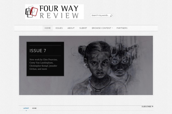 Editorial theme site design template sample