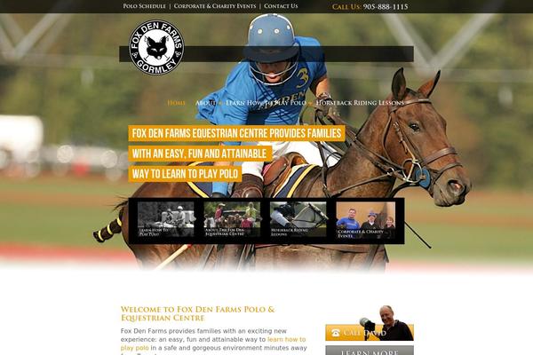 Olya theme site design template sample