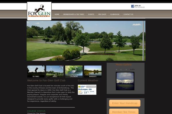 Fore theme site design template sample