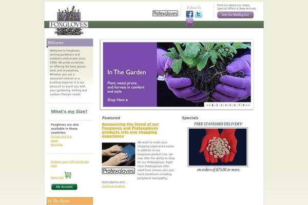 foxglovesinc.com site used Foxgloves