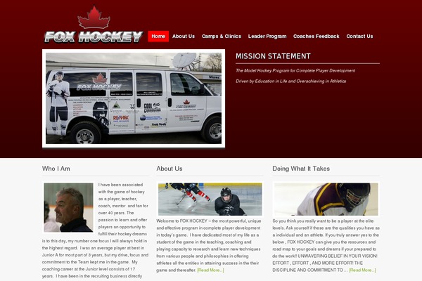 Metric theme site design template sample