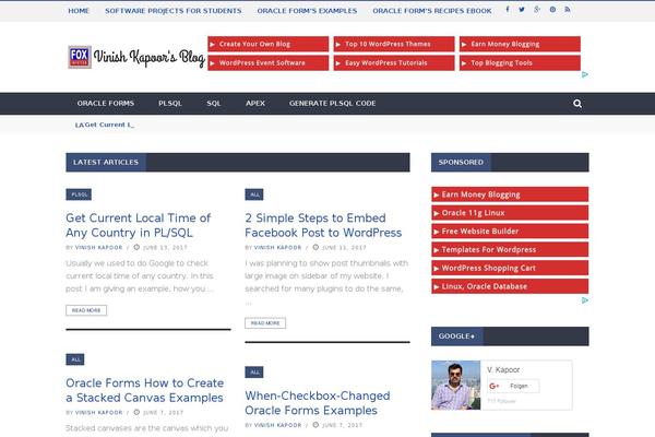 Bimber theme site design template sample