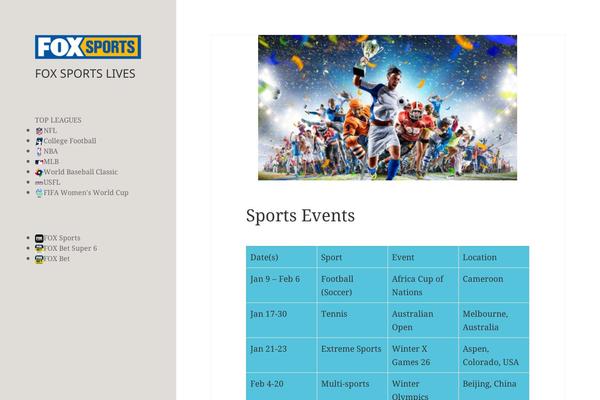 Twenty Fifteen theme site design template sample