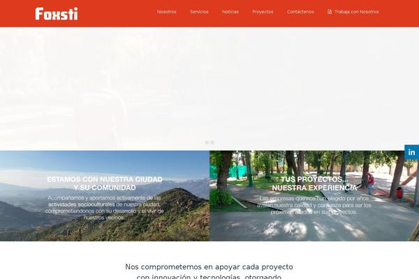 TheFox theme site design template sample