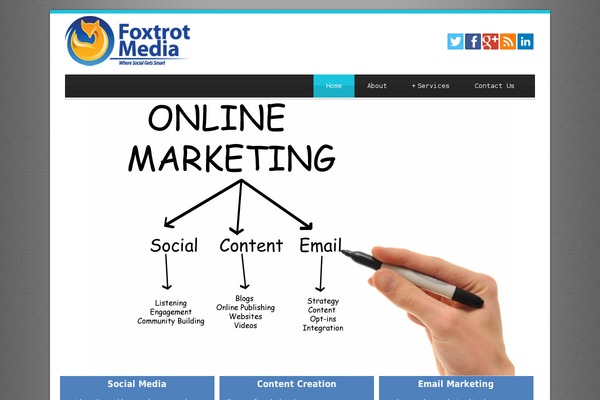 foxtrotmediallc.com site used Theme52557