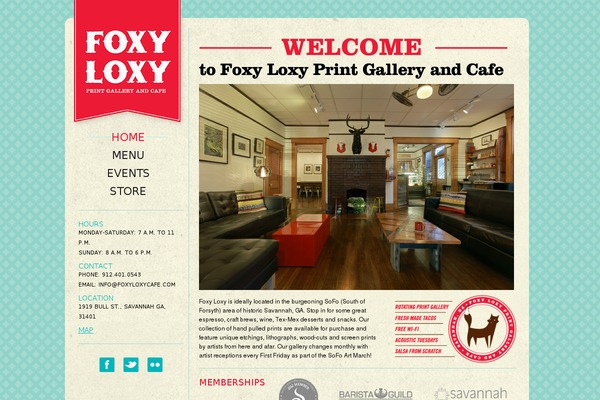 Mercury theme site design template sample