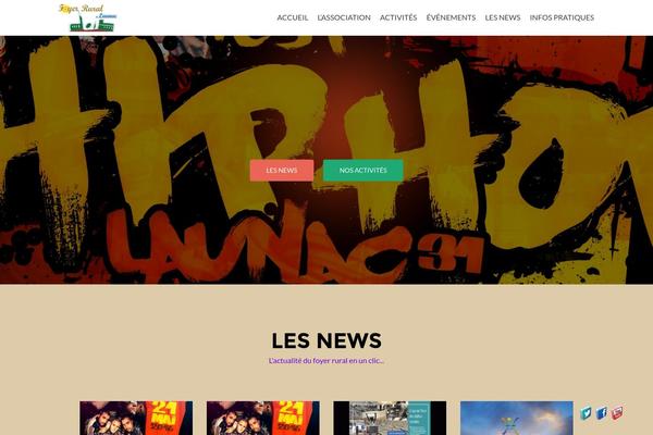Zerif Pro theme site design template sample