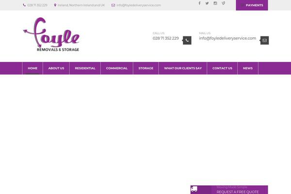 foyledeliveryservice.com site used Saturnthemes-industry