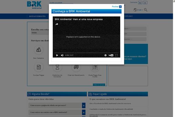 Site using TablePress plugin