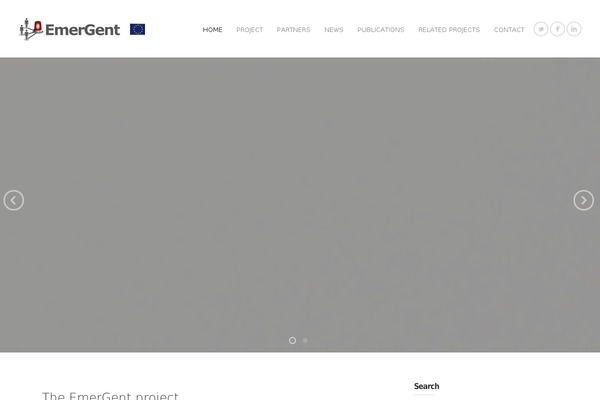 Mineral theme site design template sample
