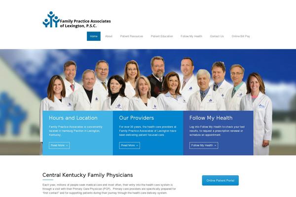 MediCenter theme site design template sample