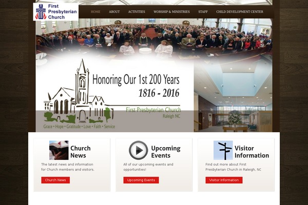fpcraleigh.org site used Divi-space-child-4