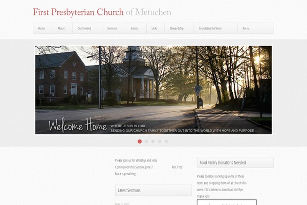 Trinity theme site design template sample