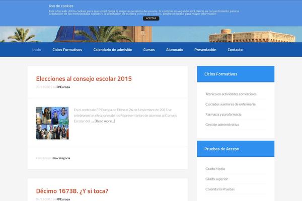 Enterprise Pro theme site design template sample