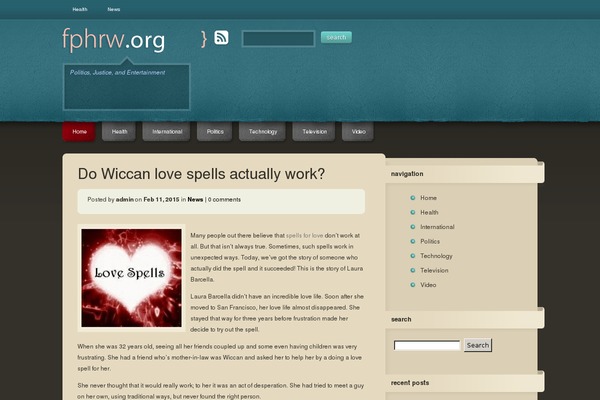 Cherrytruffle theme site design template sample