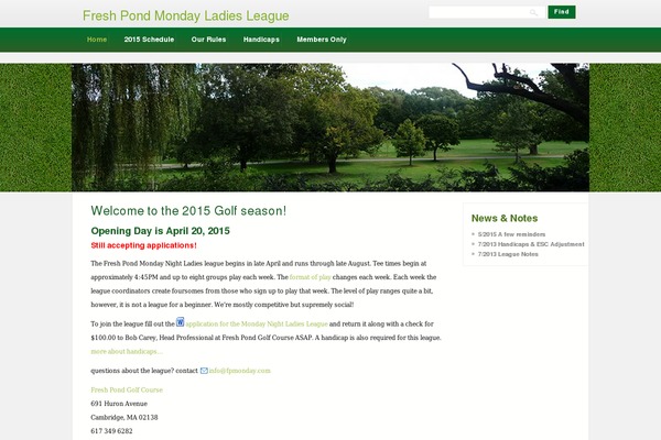 fpmonday.com site used Golf-wordpress-theme