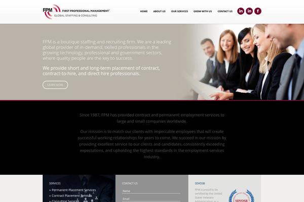 fpmstaffing.com site used Fpm