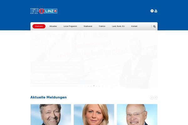 Politics theme site design template sample