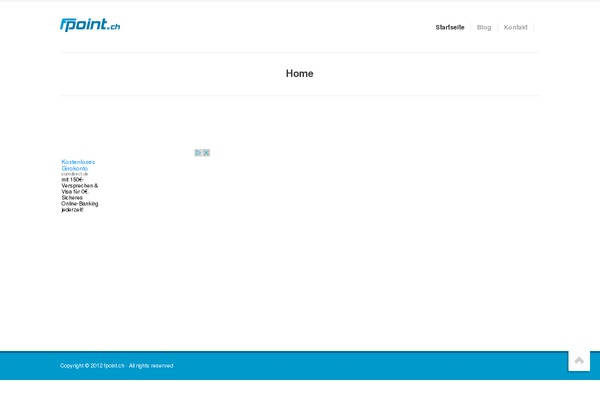 Folio theme site design template sample