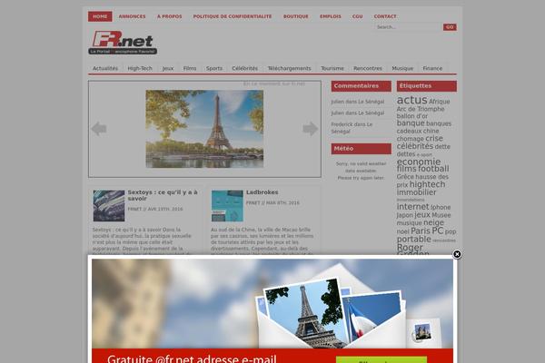 fr.net site used Channel