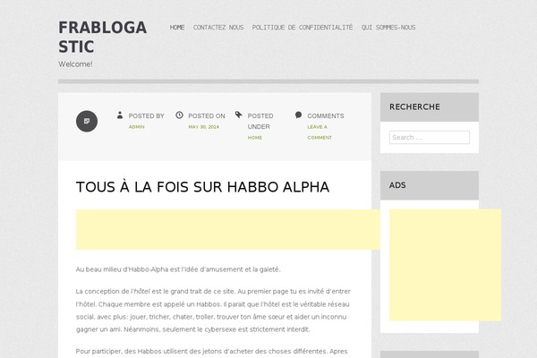 Zoren theme site design template sample