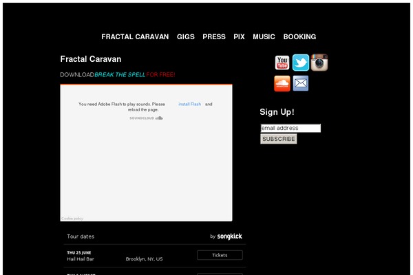 fractalcaravan.com site used Fractal