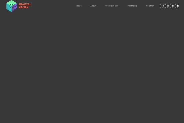 Fuego theme site design template sample