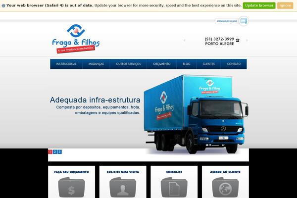 Grau theme site design template sample