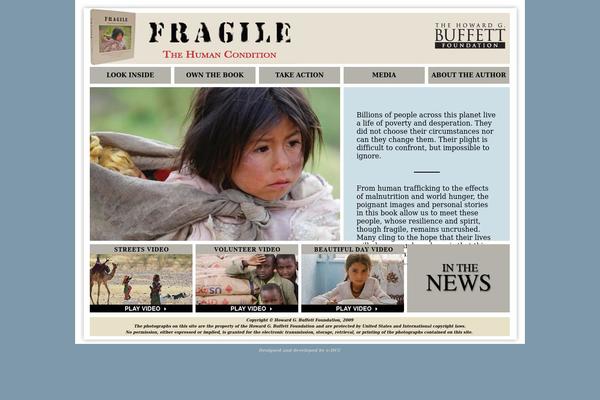 fragilethehumancondition.com site used Fragile