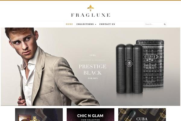 Fashion theme site design template sample