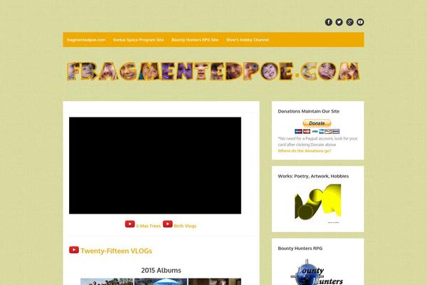 The Box theme site design template sample
