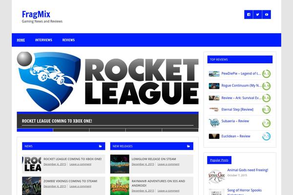 Dynamic News Lite theme site design template sample