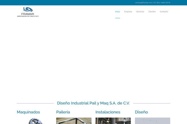 Waxom theme site design template sample