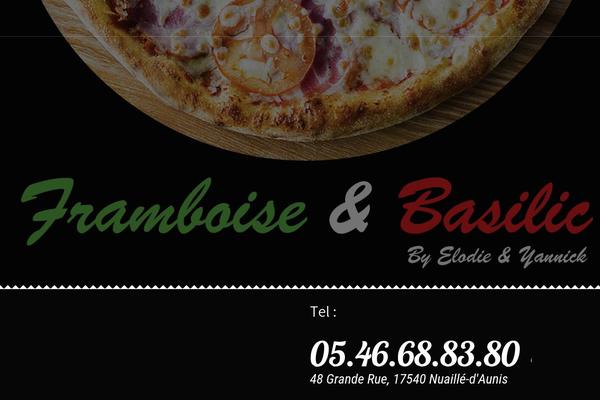 Pizza theme site design template sample