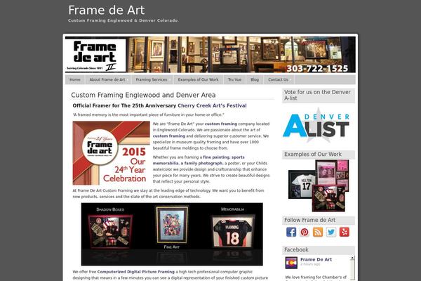 Panorama theme site design template sample