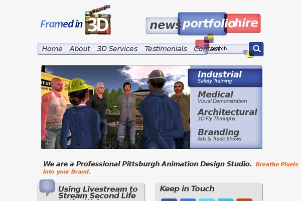 framedin3d.com site used Threedee