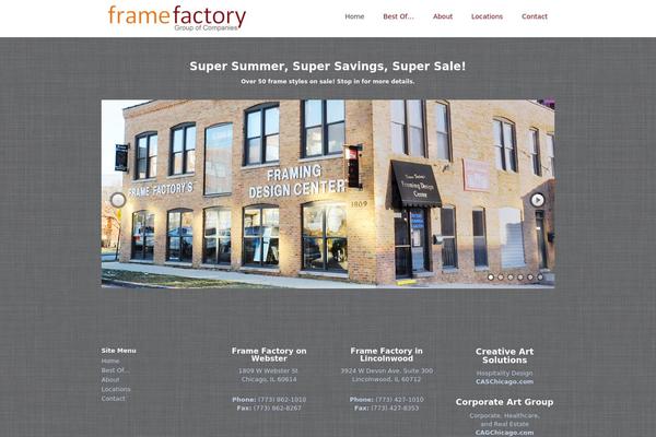 Nobb theme site design template sample