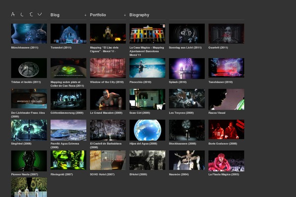Portfolium theme site design template sample