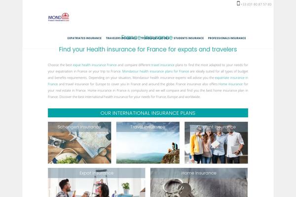 Language-school theme site design template sample