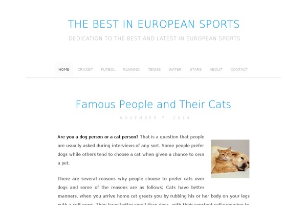Simple Style theme site design template sample