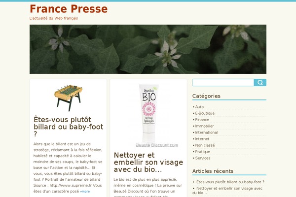 france-presse.fr site used BirdMAGAZINE