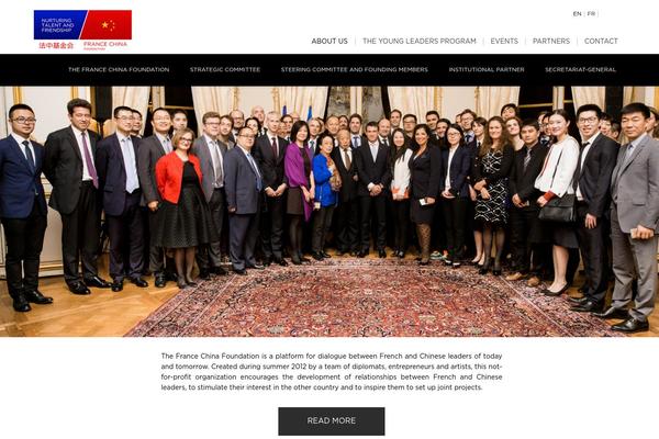 francechinafoundation.org site used Oneup.theme_.1.6.0