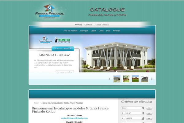 ElegantEstate theme site design template sample